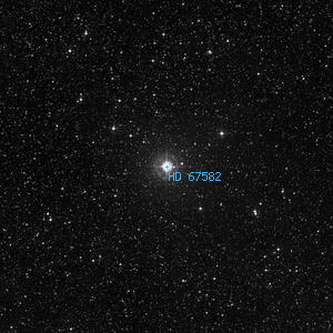 DSS image of HD 67582