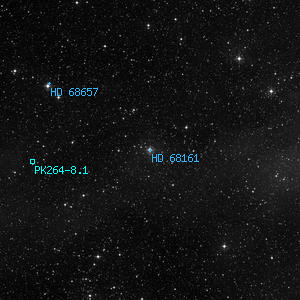 DSS image of HD 68161