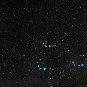 DSS image of HD 68657