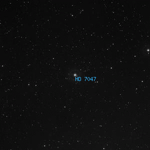 DSS image of HD 7047