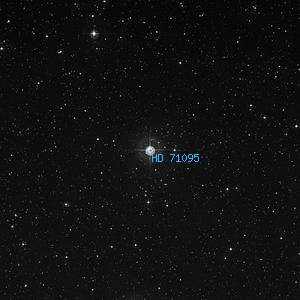 DSS image of HD 71095