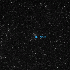 DSS image of HD 71141