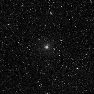 DSS image of HD 71176