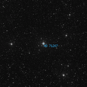 DSS image of HD 71267