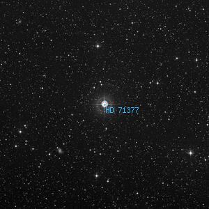 DSS image of HD 71377