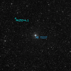 DSS image of HD 72227