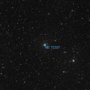 DSS image of HD 72337