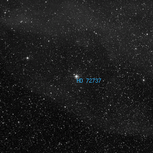 DSS image of HD 72737