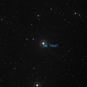 DSS image of HD 73017