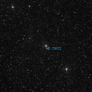 DSS image of HD 73072