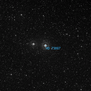 DSS image of HD 73887