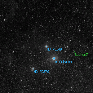 DSS image of HD 75149