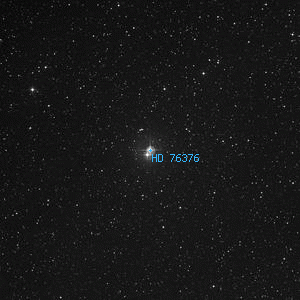 DSS image of HD 76376