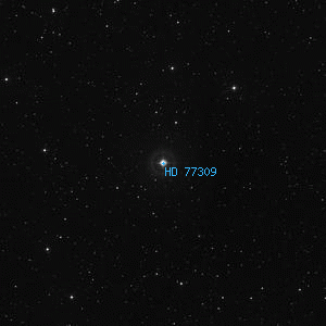 DSS image of HD 77309