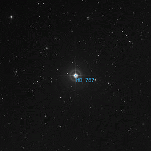 DSS image of HD 787