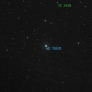 DSS image of HD 78935