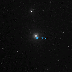 DSS image of HD 82741