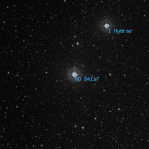 DSS image of HD 84117