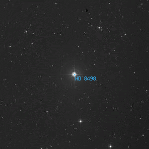 DSS image of HD 8498