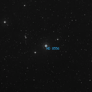DSS image of HD 8556