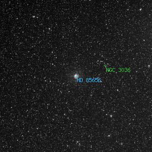 DSS image of HD 85656