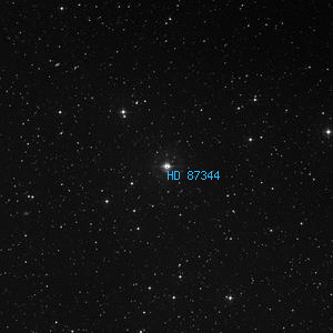 DSS image of HD 87344