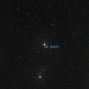 DSS image of HD 90470