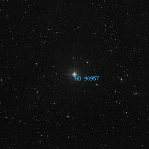 DSS image of HD 90957