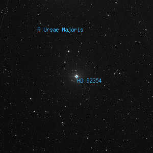 DSS image of HD 92354