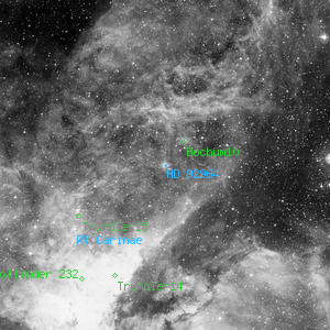 DSS image of HD 92964