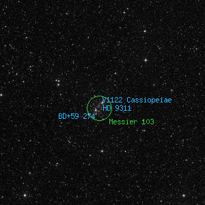 DSS image of HD 9311