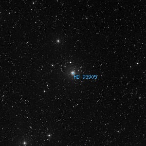 DSS image of HD 93905