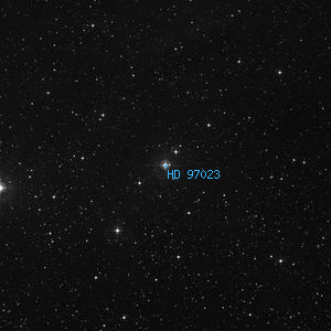 DSS image of HD 97023