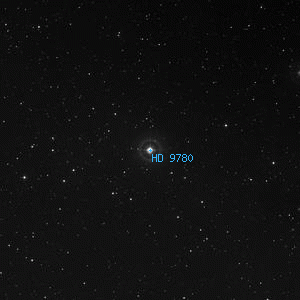 DSS image of HD 9780