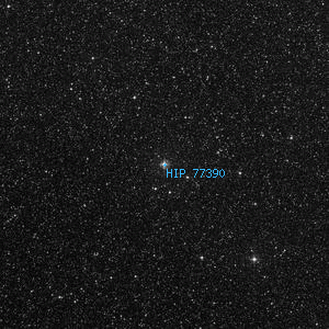 DSS image of HIP 77390