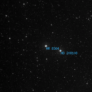 DSS image of HR 8364