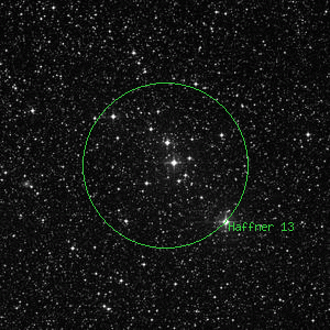 DSS image of Haffner 13