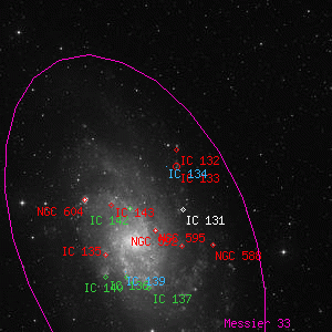 DSS image of IC 134