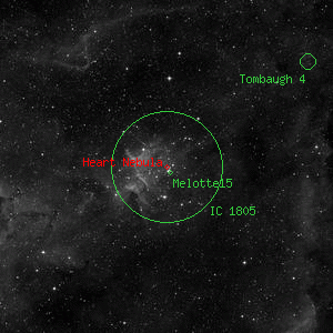 DSS image of IC 1805