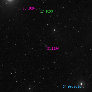 DSS image of IC 1890