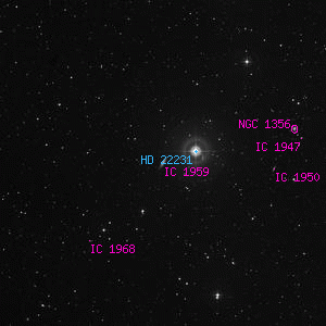 DSS image of IC 1959