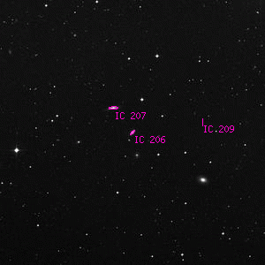 DSS image of IC 206