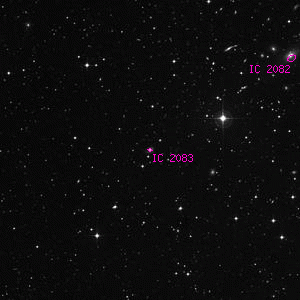 DSS image of IC 2083