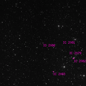 DSS image of IC 2086