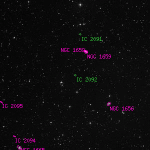 DSS image of IC 2092