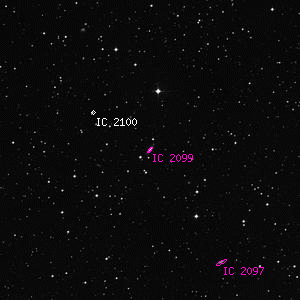 DSS image of IC 2099