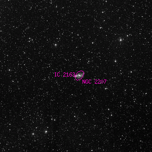 DSS image of IC 2163