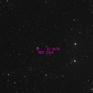DSS image of IC 2174