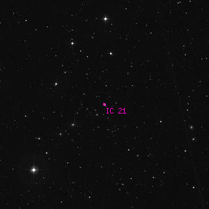 DSS image of IC 21