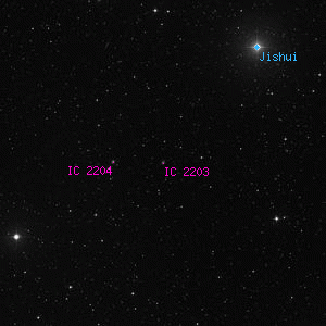 DSS image of IC 2203